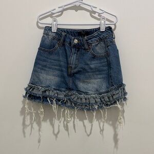 Forever 21 Kids Blue Denim Skirt